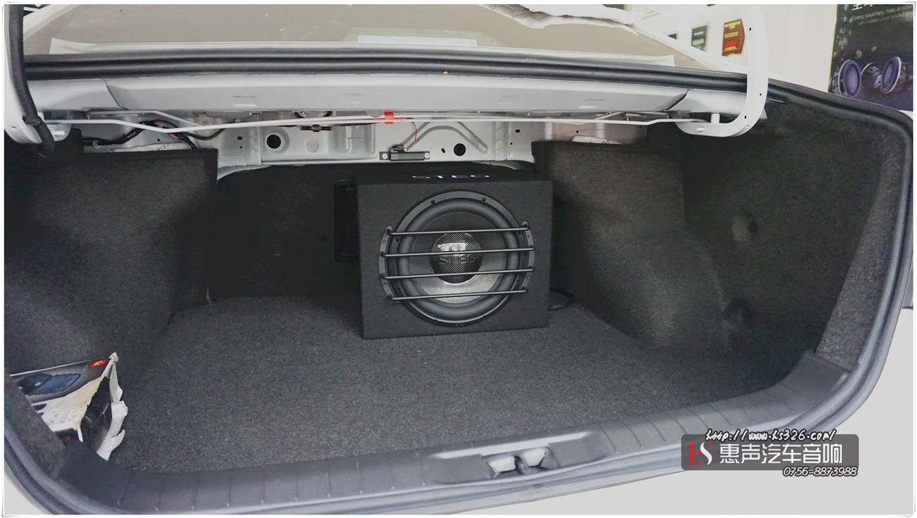 日产天籁 音响升级史泰格ST12 超低音